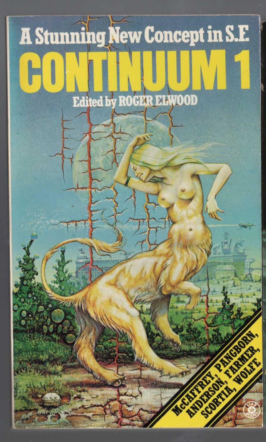 Roger Elwood (edits) CONTINUUM 1 front book cover image