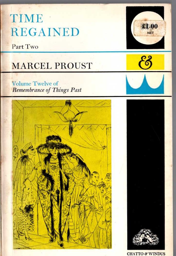 Marcel Proust  TIME REGAINED. Part Two front book cover image