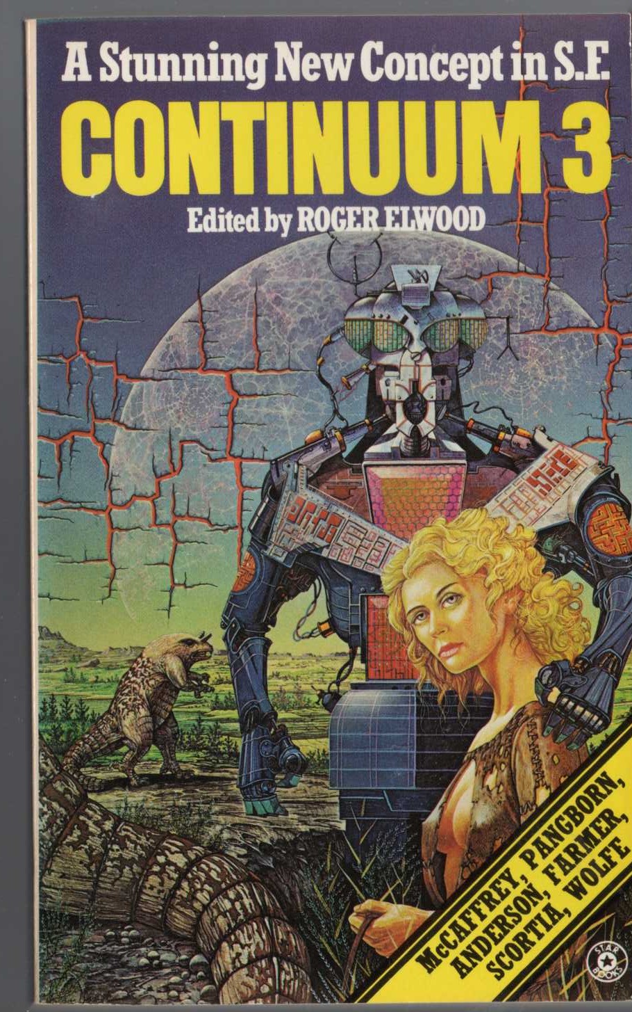 Roger Elwood (edits) CONTINUUM 3 front book cover image