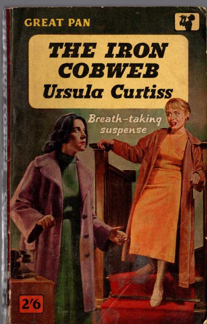 Ursula Curtiss  THE IRON COBWEB front book cover image
