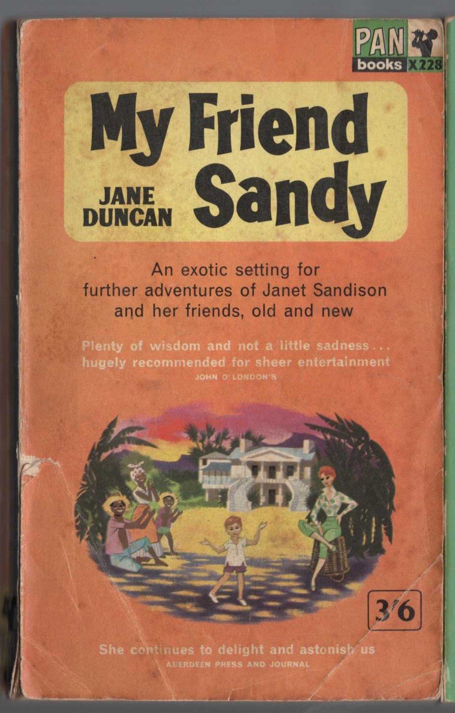 Jane Duncan  MY FRIEND SANDY front book cover image