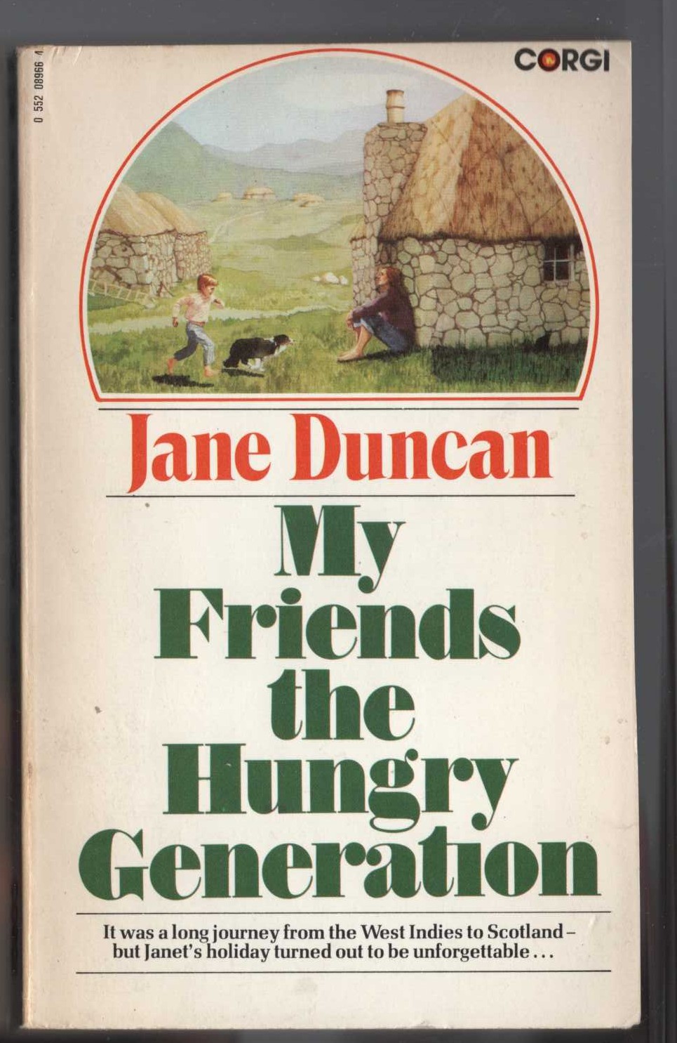 Jane Duncan  MY FRIENDS THE HUNGRY GENERATION front book cover image