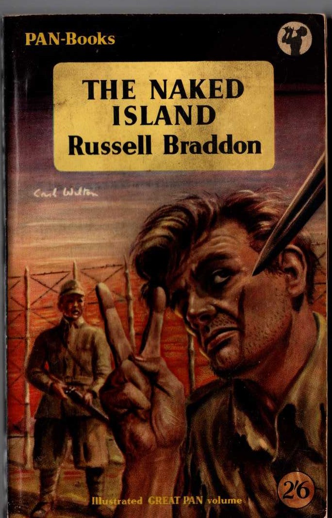 Russell Braddon  THE NAKED ISLAND front book cover image