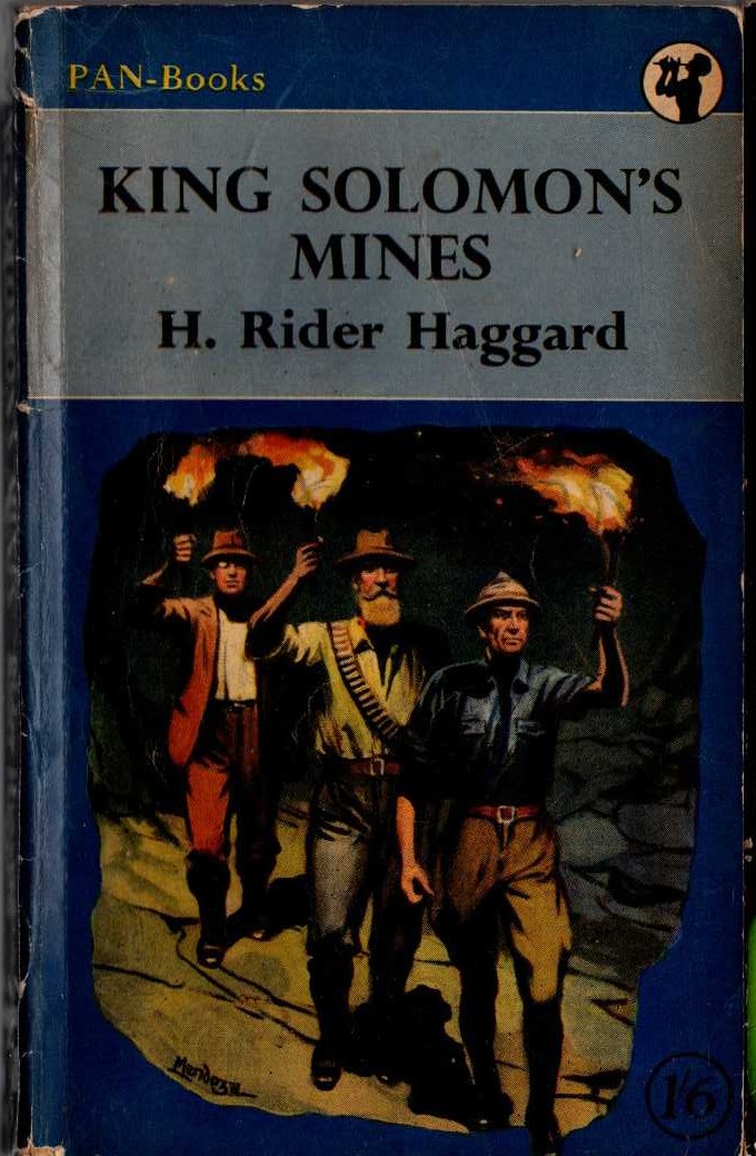 H.Rider Haggard  KING SOLOMON'S MINES front book cover image