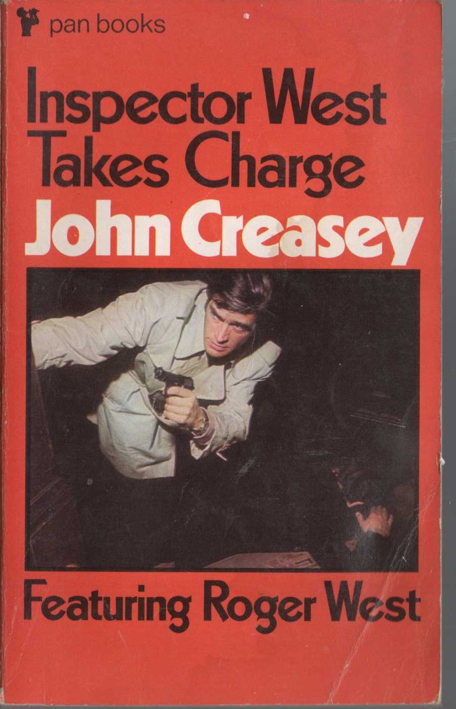John Creasey  INSPECTOR WEST TAKES CHARGE front book cover image