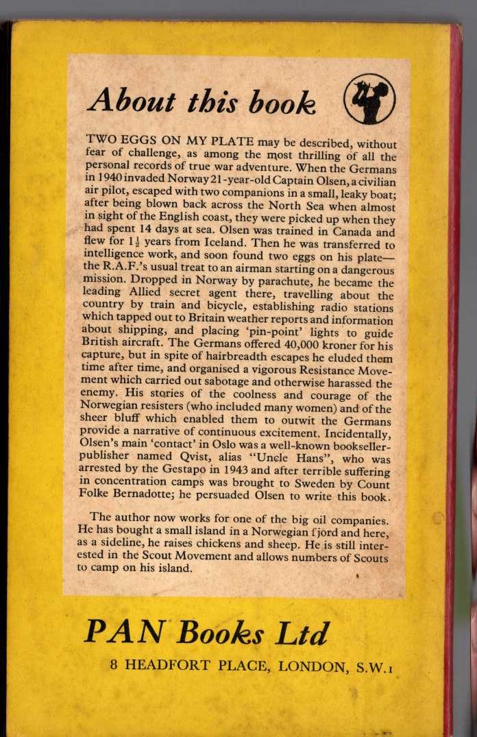 John Brunner  THE REPAIRMEN OF CYCLOPS / ENIGMA FROM TANTALUS magnified rear book cover image