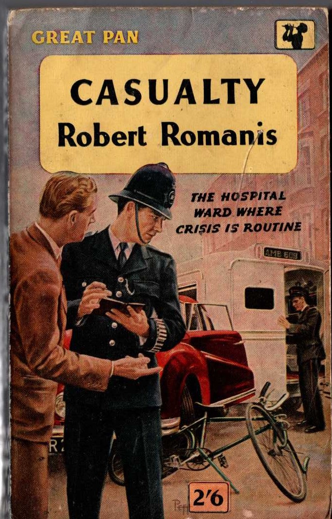 Robert Romanis  CASUALTY front book cover image