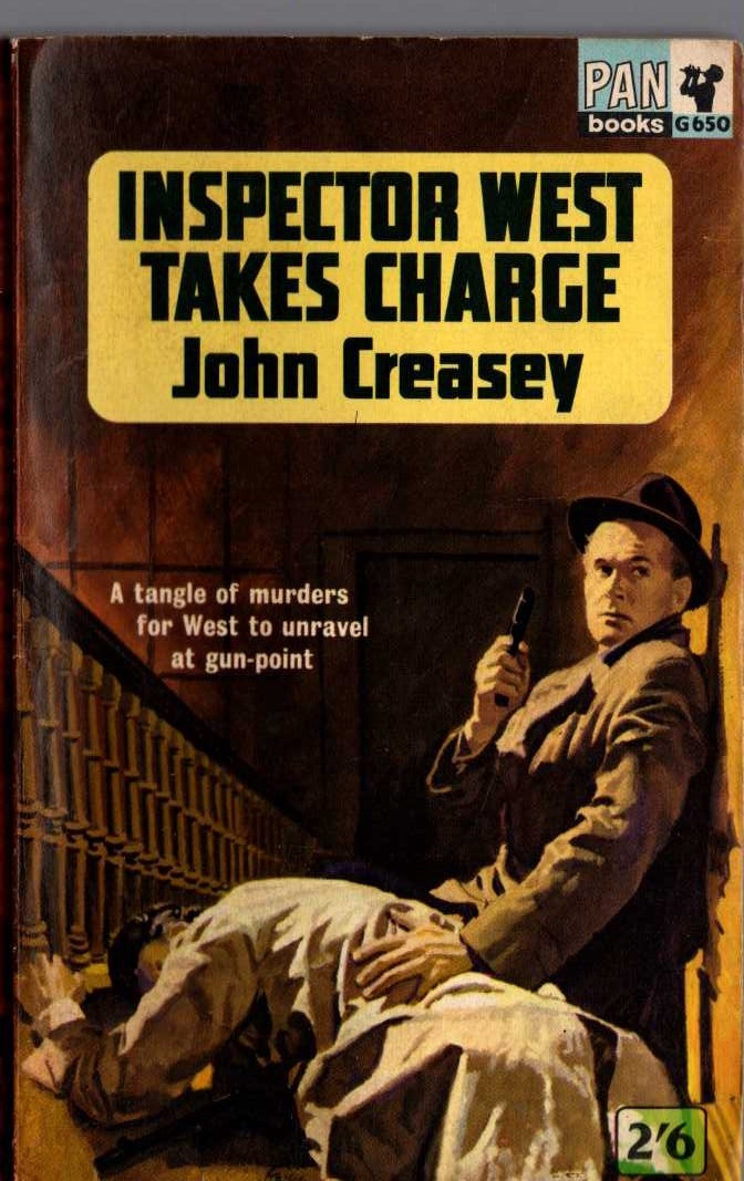 John Creasey  INSPECTOR WEST TAKES CHARGE front book cover image