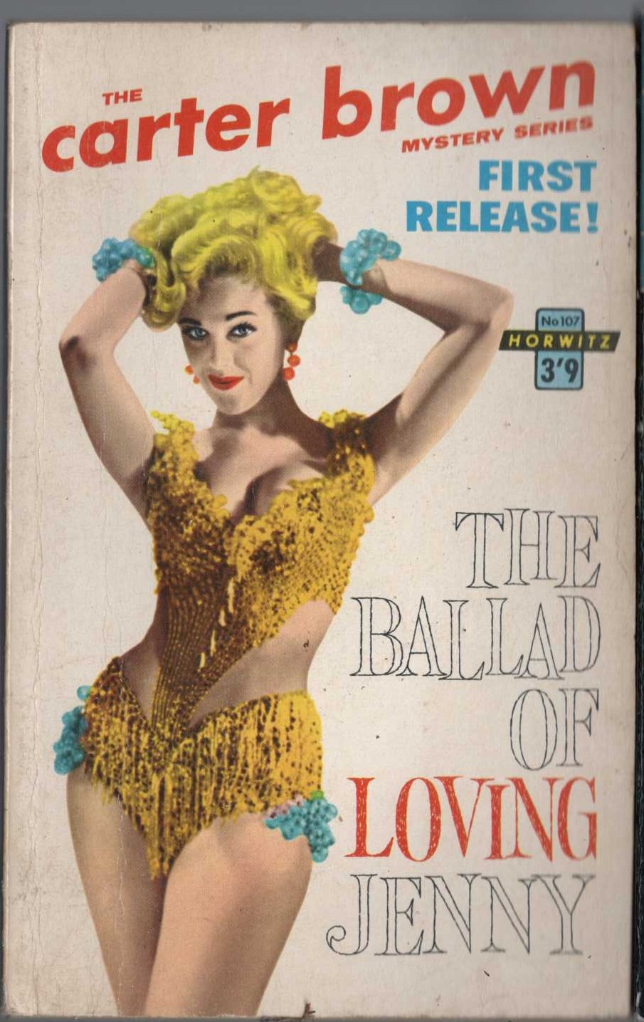 Carter Brown  THE BALLAD OF LOVING JENNY front book cover image