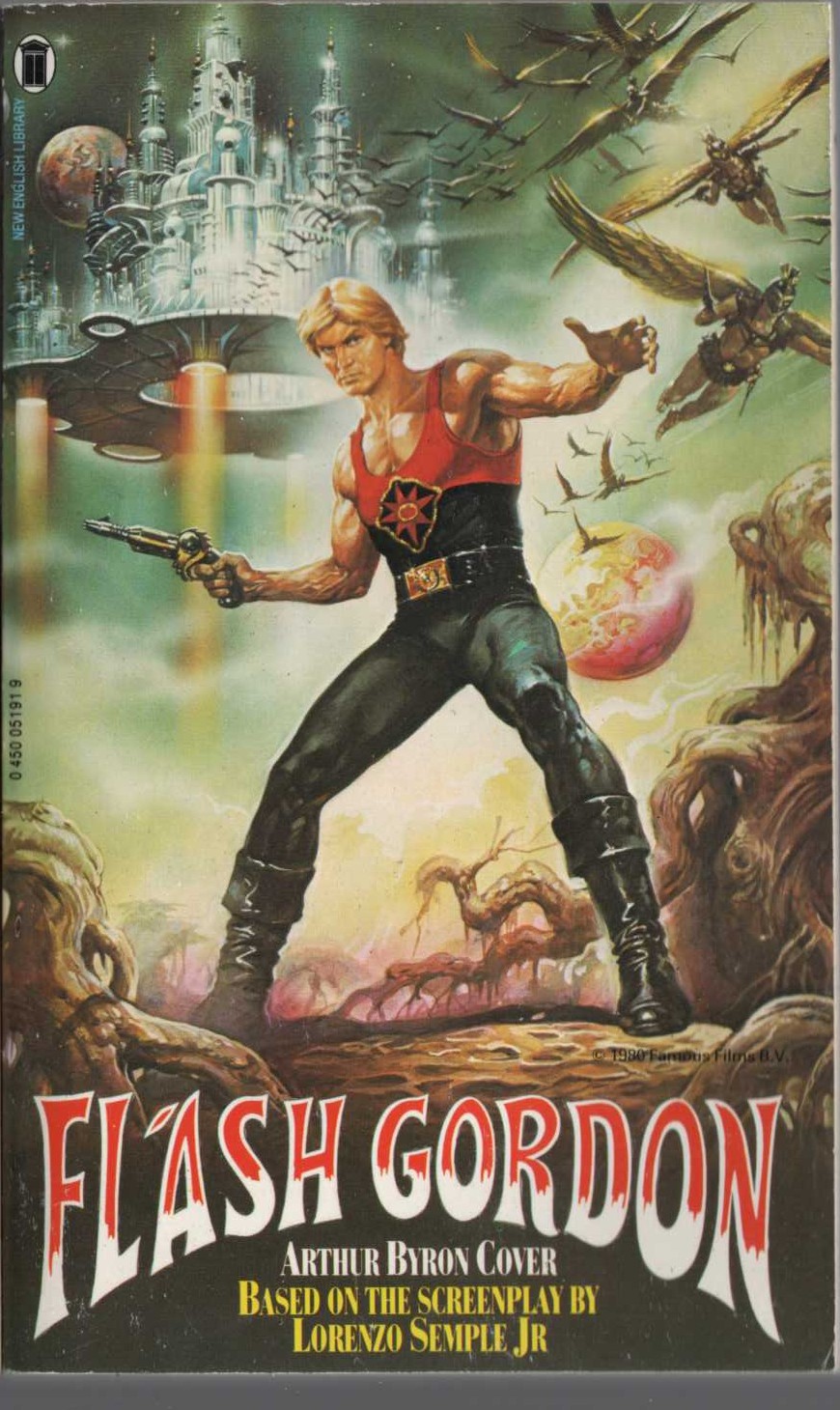 Arthur Byron Cover  FLASH GORDON front book cover image