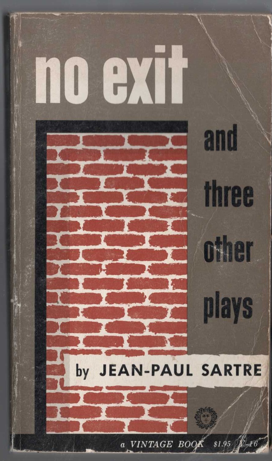 Jean-Paul Sartre  NO EXIT and three other plays front book cover image