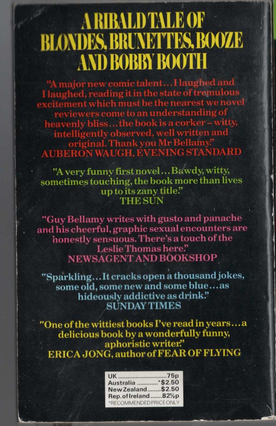 Guy Bellamy  THE SECRET LEMONADE DRINKER magnified rear book cover image