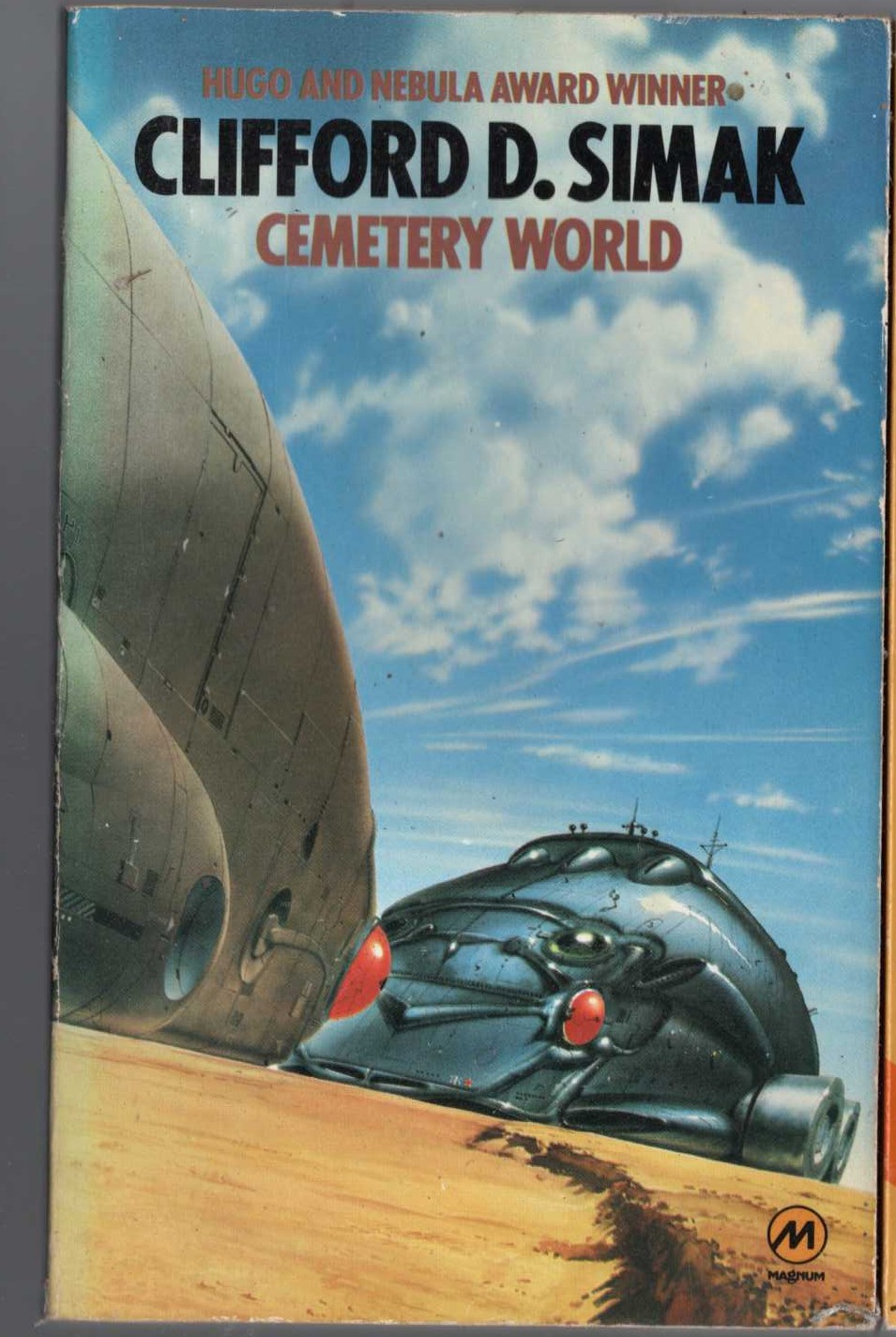 Clifford D. Simak  CEMETERY WORLD front book cover image