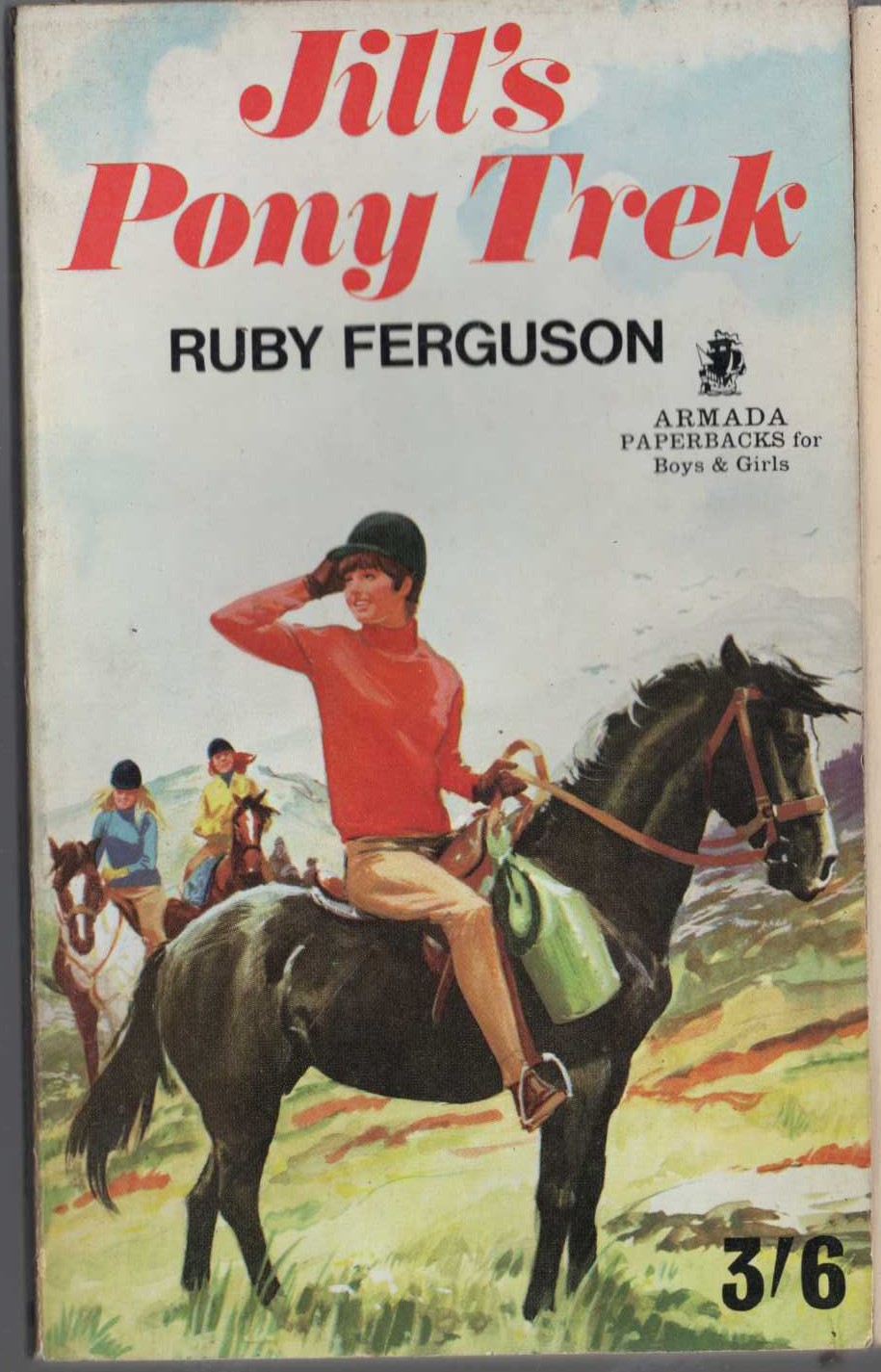 Ruby Ferguson  JILL'S PONY TREK front book cover image