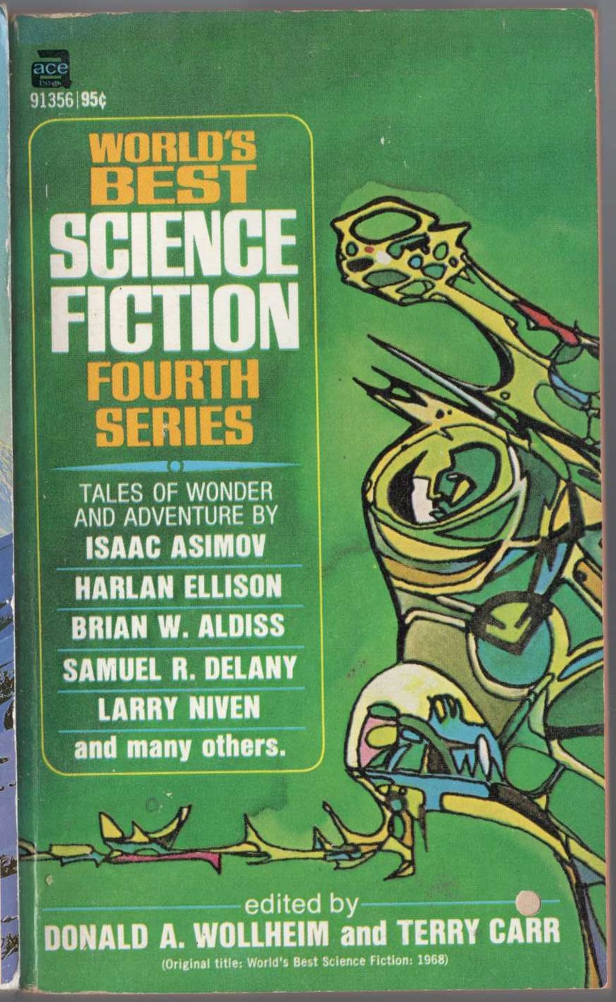 WORLD'S BEST SCIENCE FICTION. Fourth series front book cover image