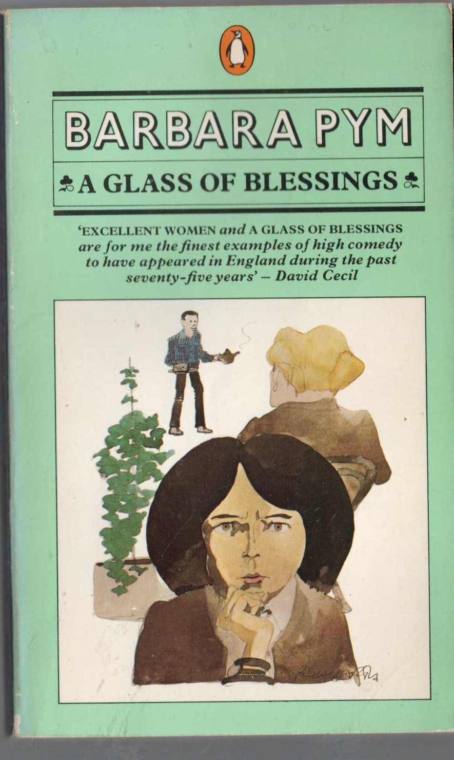 Barbara Pym  A GLASS OF BLESSINGS front book cover image