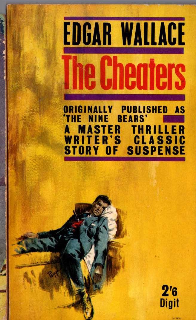 Edgar Wallace  THE CHEATERS front book cover image