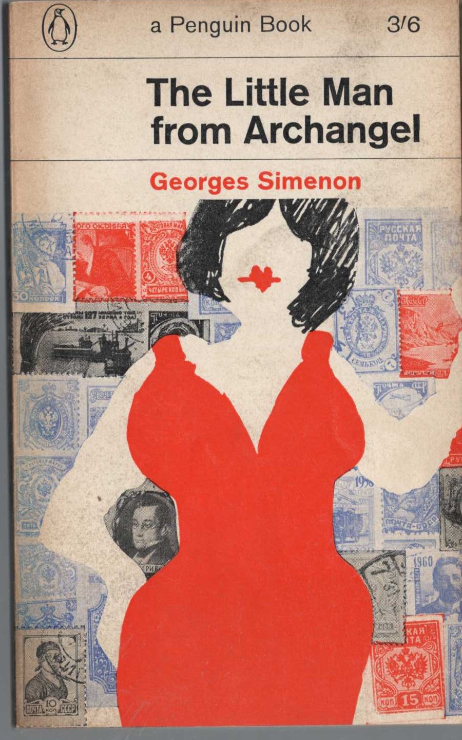 Georges Simenon  THE LITTLE MAN FROM ARCHANGEL front book cover image