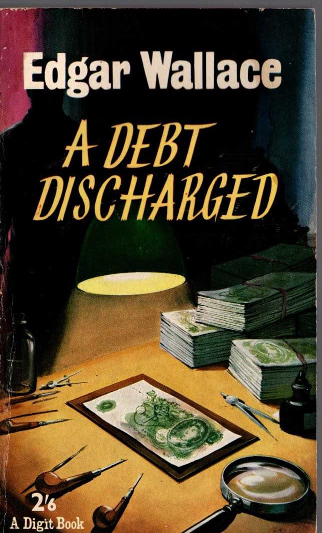Edgar Wallace  A DEBT DISCHARGED front book cover image