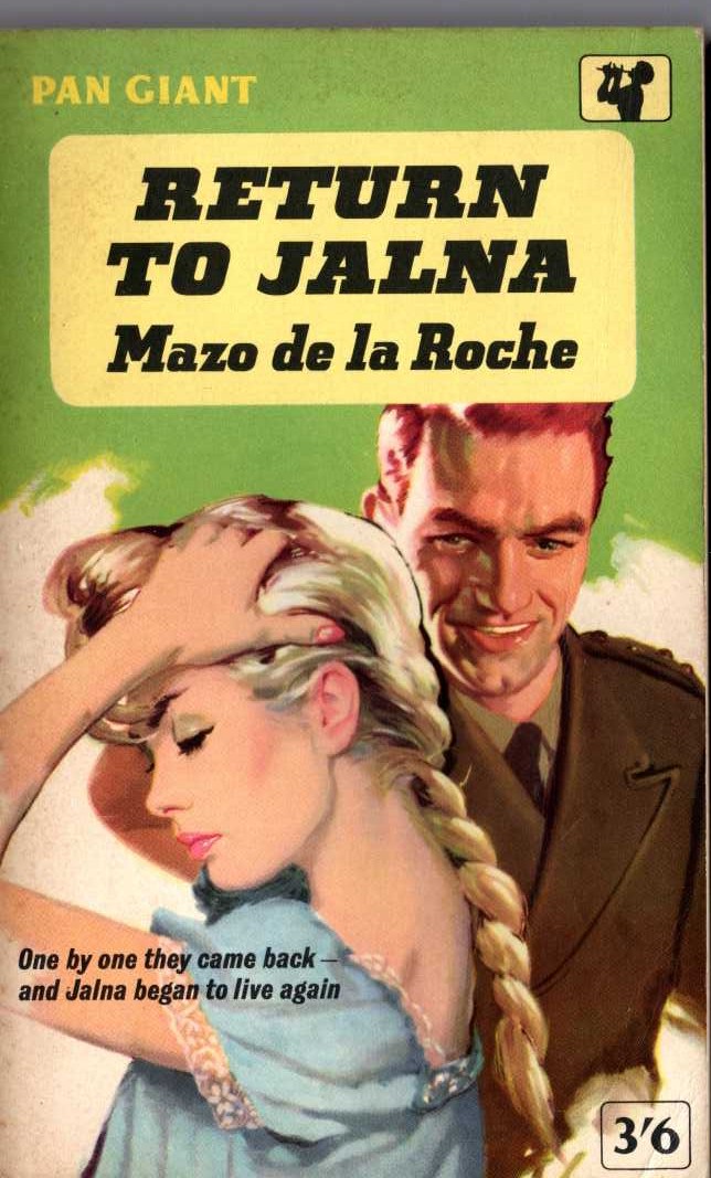 Mazo de la Roche  RETURN TO JALNA front book cover image
