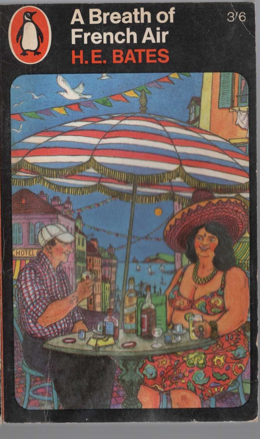 H.E. Bates  A BREATH OF FRENCH AIR front book cover image