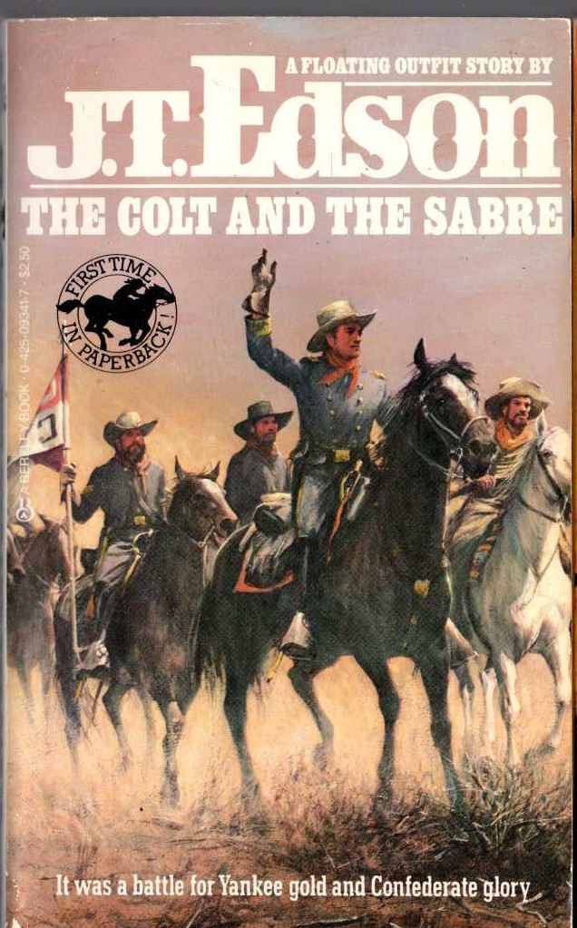 J.T. Edson  THE COLT AND THE SABRE front book cover image