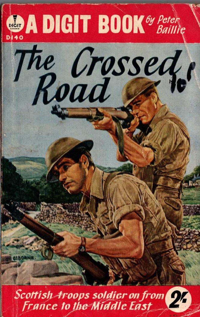 Peter Baillie  THE CROSSED ROAD front book cover image