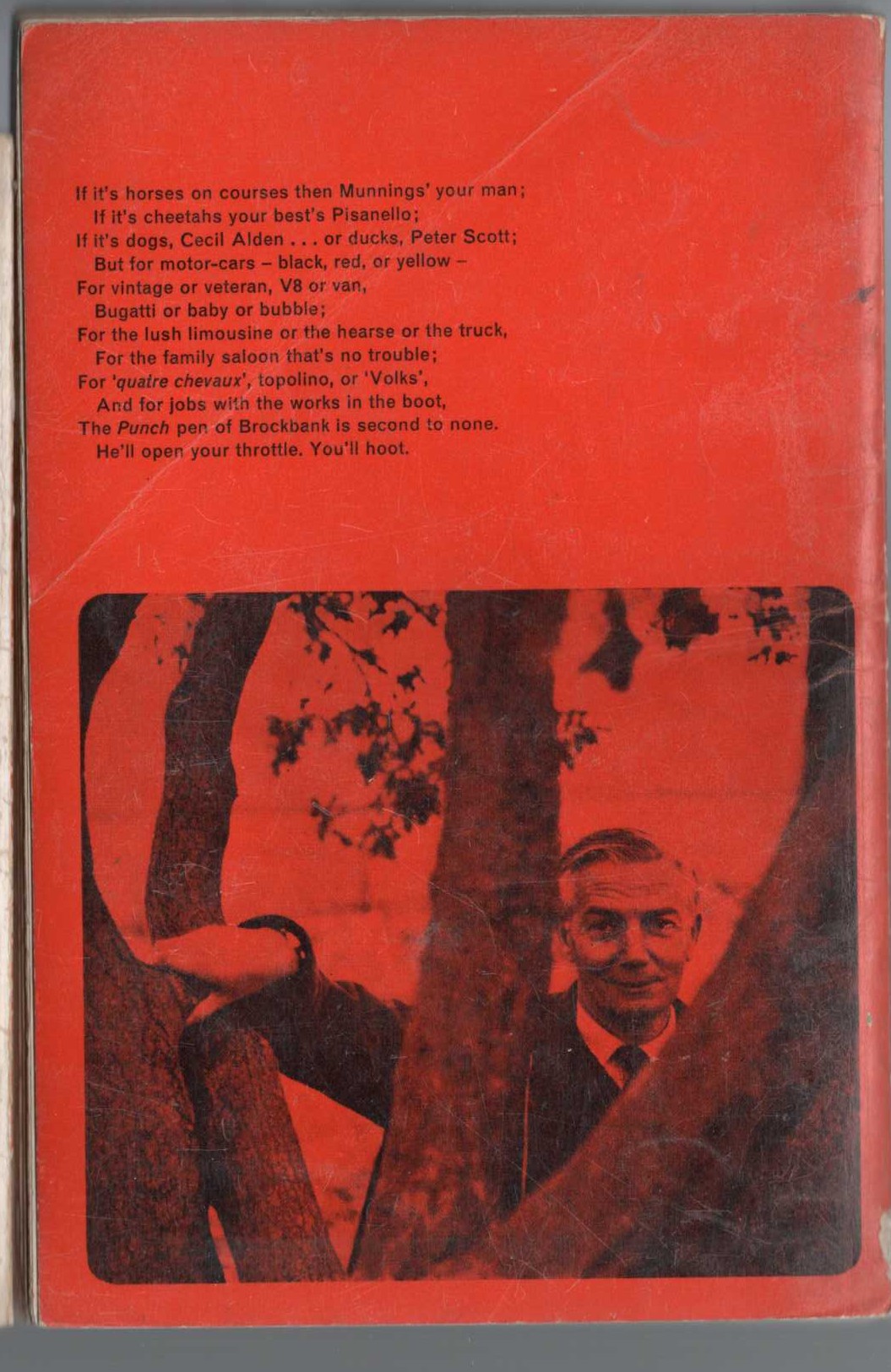 Russell Brockbank  THE PENGUIN BROCKBANK magnified rear book cover image