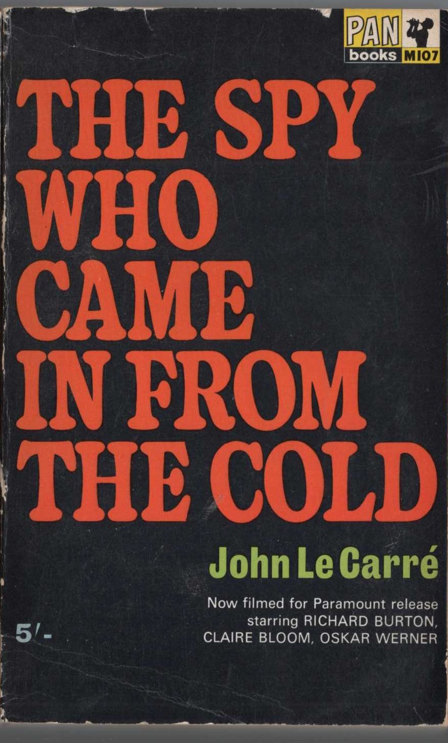 John Le Carre  THE SPY WHO CAME IN FROM THE COLD (Film tie-in) front book cover image
