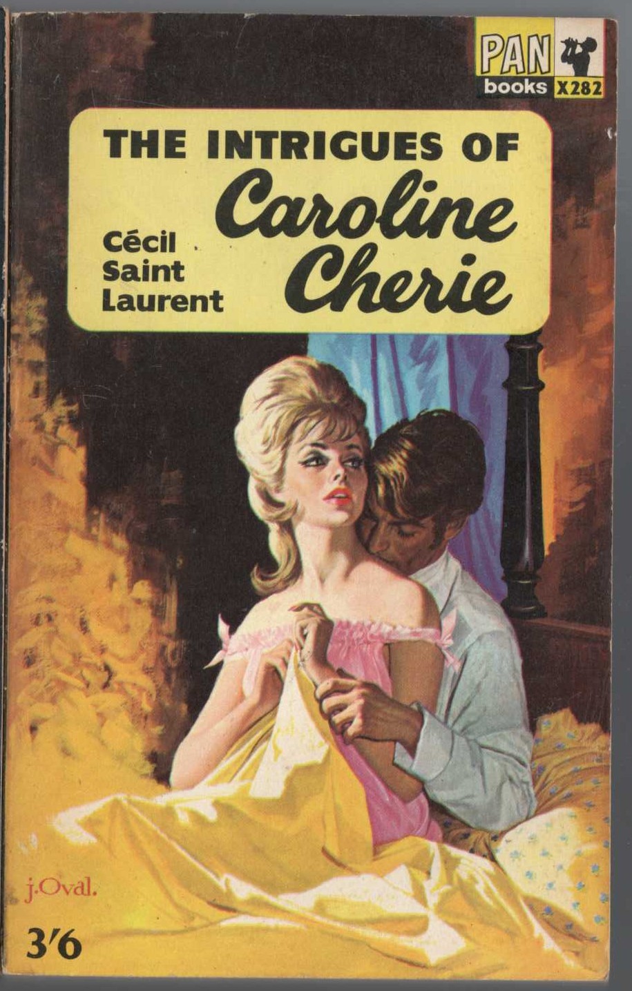 Cecil Saint Laurent  THE INTRIGUES OF CAROLINE CHERIE front book cover image