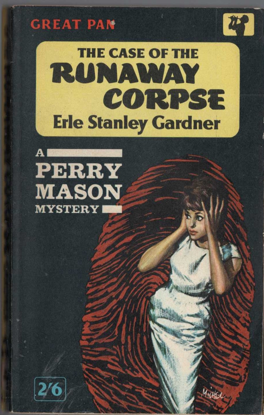 Erle Stanley Gardner  THE CASE OF THE RUNAWAY CORPSE front book cover image