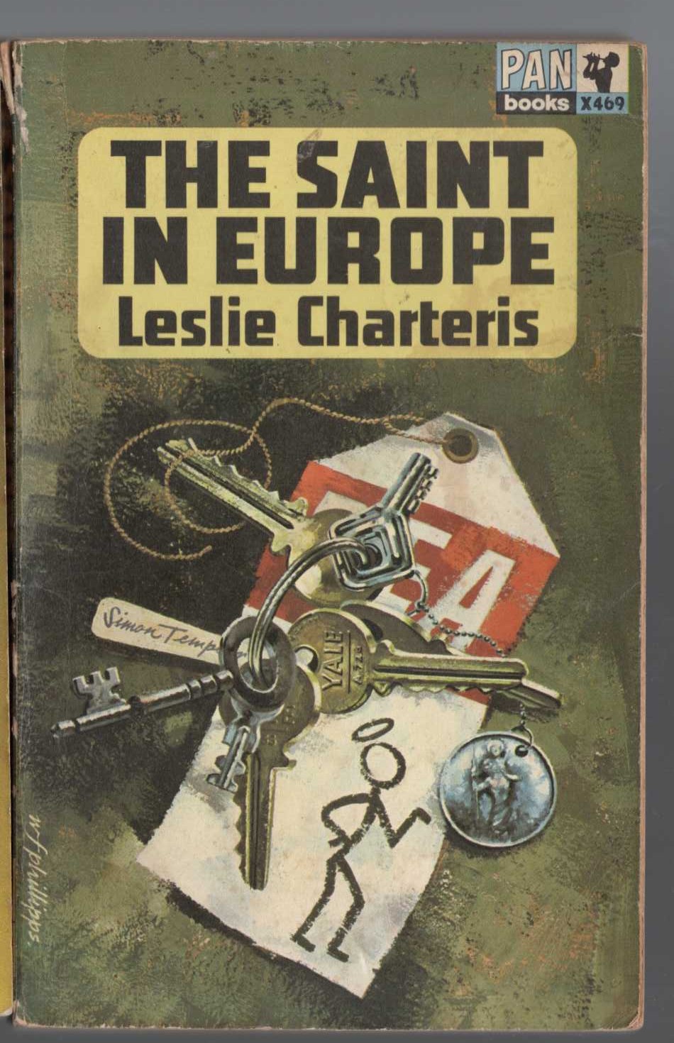 Leslie Charteris  THE SAINT IN EUROPE front book cover image