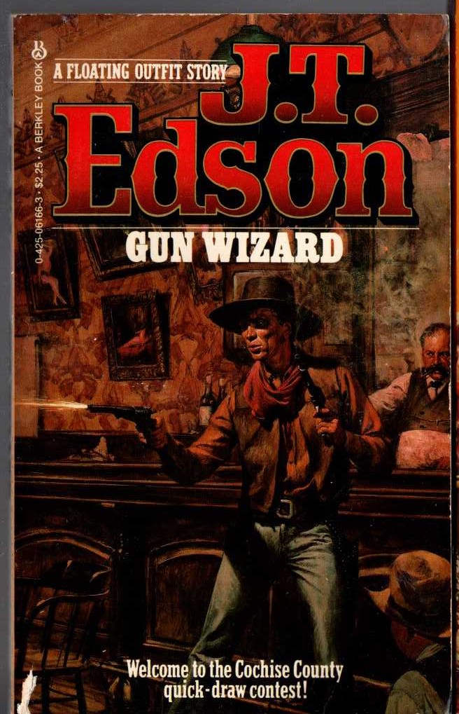 J.T. Edson  GUN WIZARD front book cover image