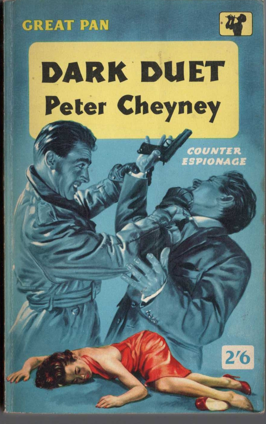 Peter Cheyney  DARK DUET front book cover image