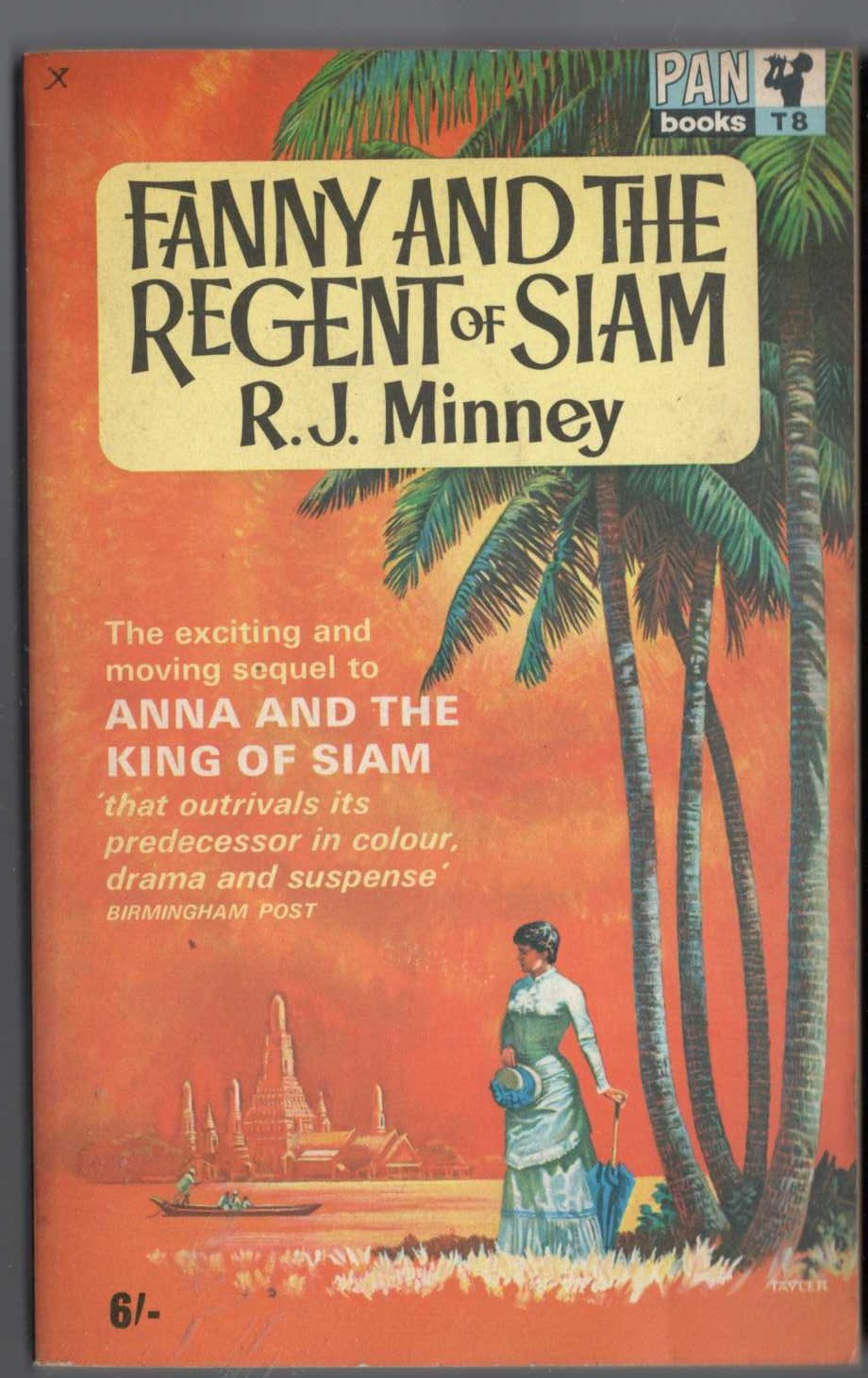 R.J. Minney  FANNY AND THE REGENT OF SIAM front book cover image
