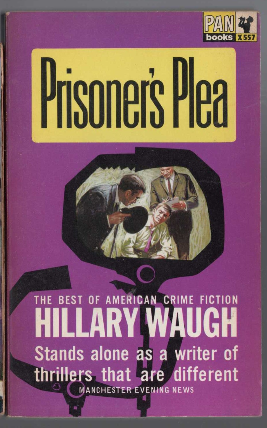 Hillary Waugh  PRISONER'S PLEA front book cover image