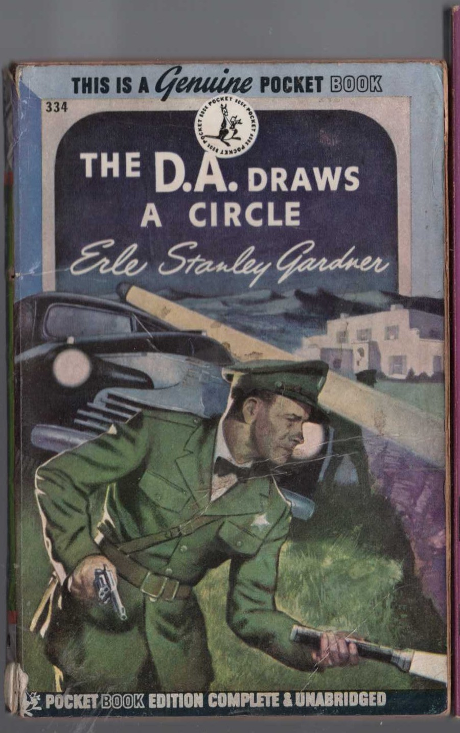 Erle Stanley Gardner  THE D.A. DRAWS A CIRCLE front book cover image