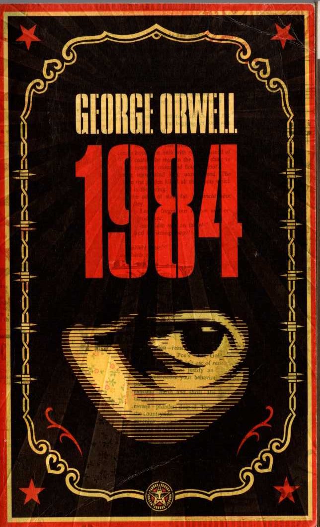 George Orwell  NINETEEN EIGHTY-FOUR [1984] front book cover image