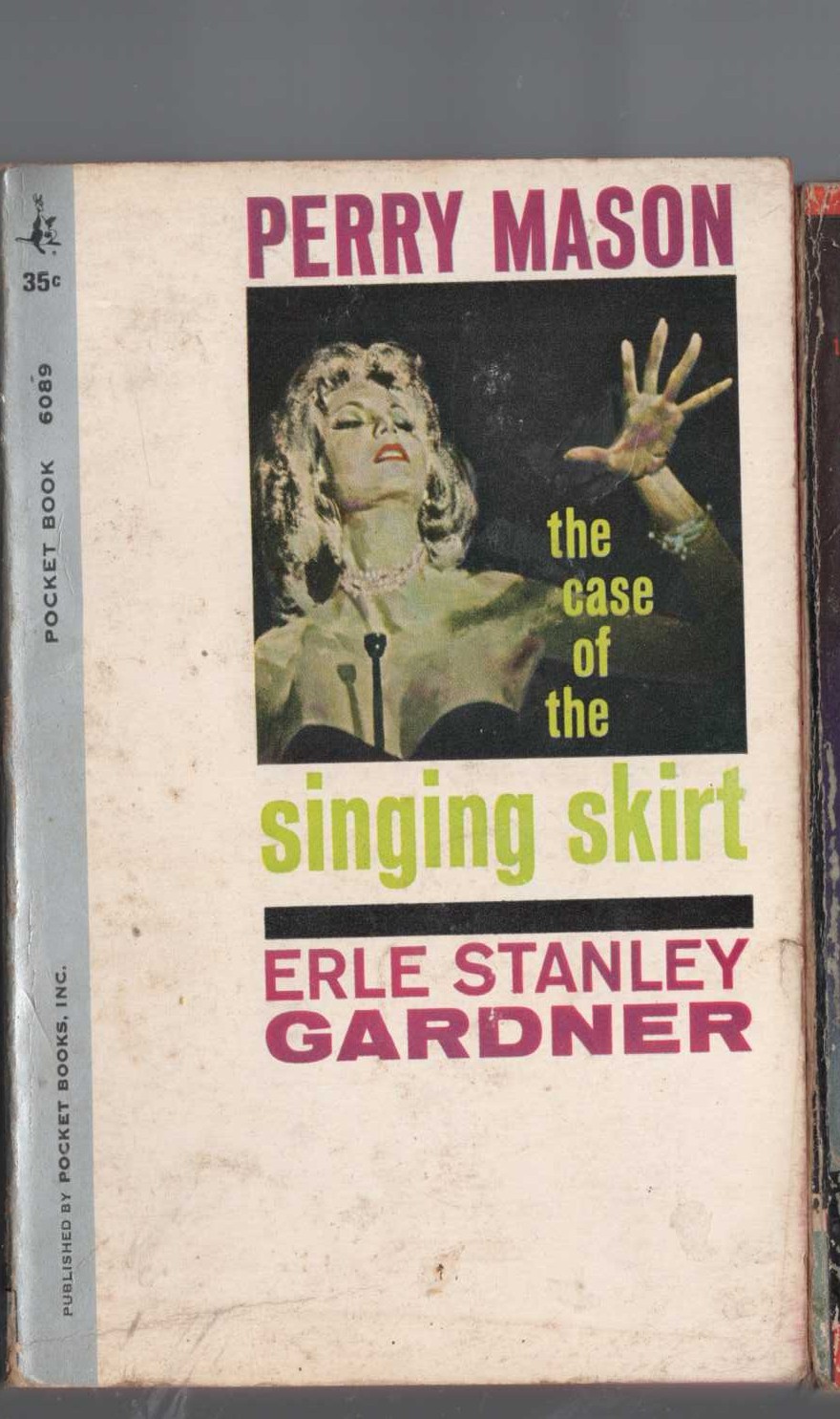 Erle Stanley Gardner  THE CASE OF THE SINGING SKIRT front book cover image
