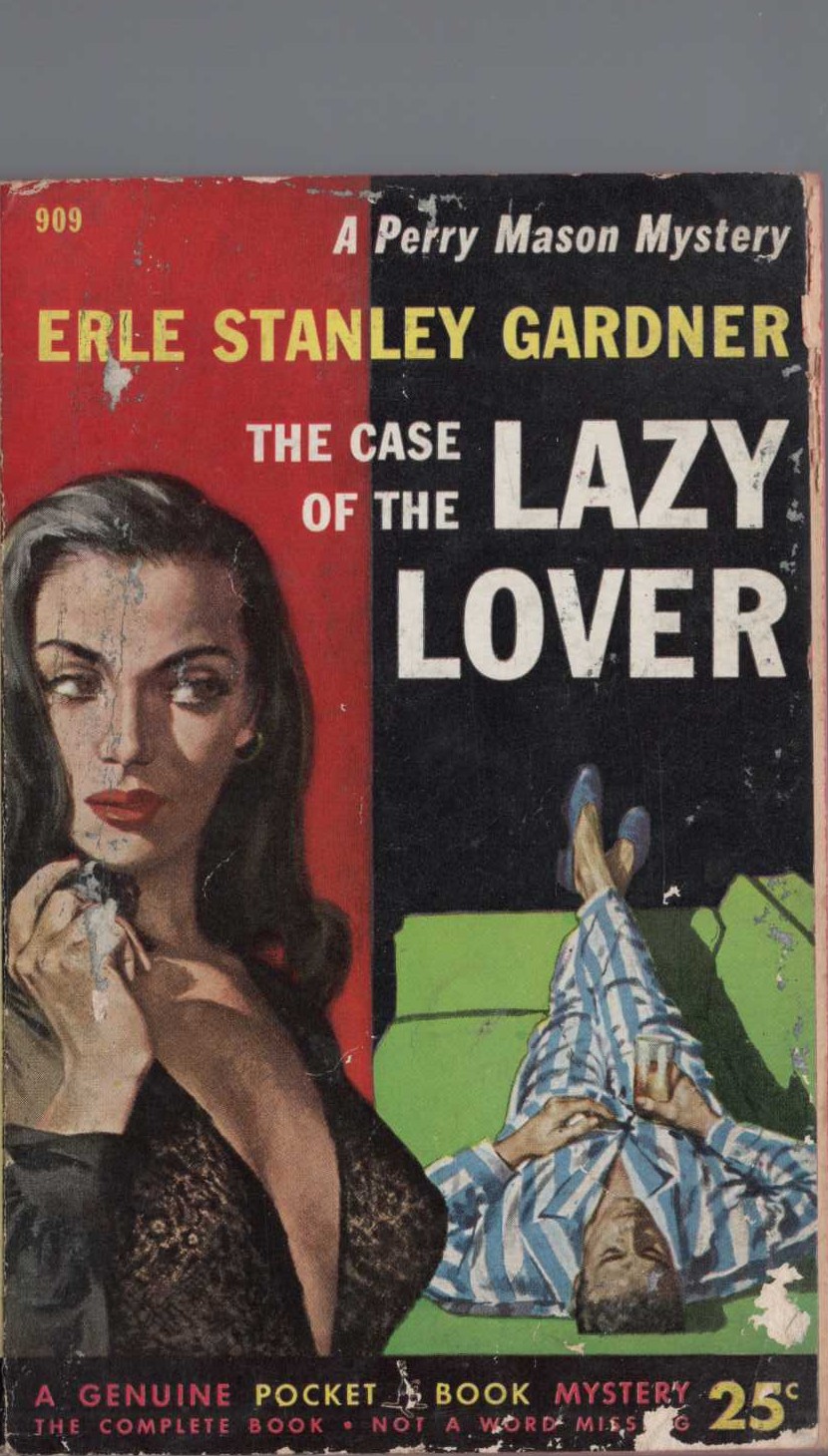 Erle Stanley Gardner  THE CASE OF THE LAZY LOVER front book cover image