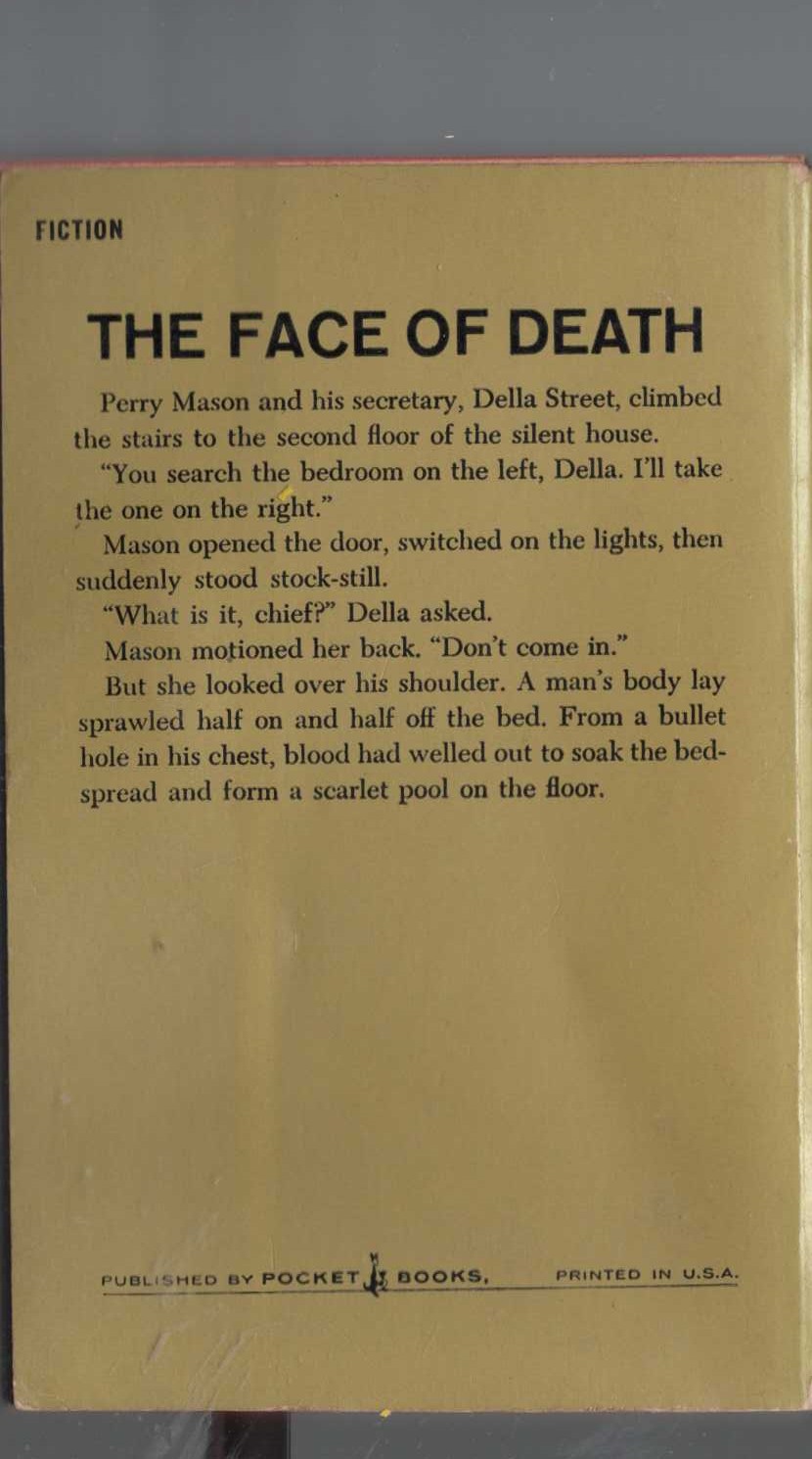 Erle Stanley Gardner  THE CASE OF THE EMPTY TIN magnified rear book cover image