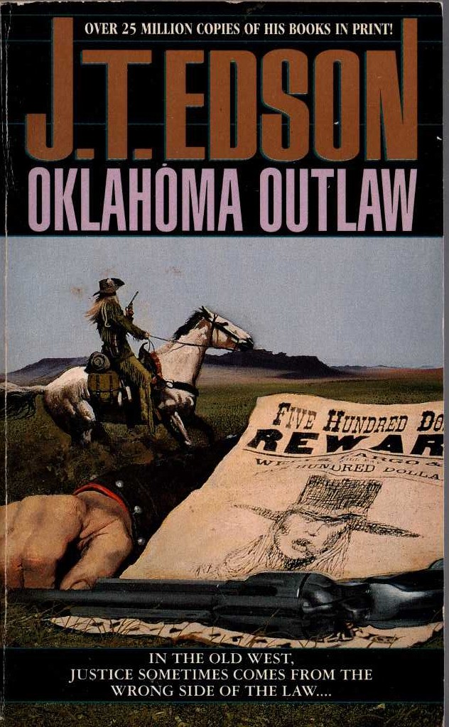 J.T. Edson  OKLAHOMA OUTLAW [U.K. title: WANTED! BELLE STAR] front book cover image