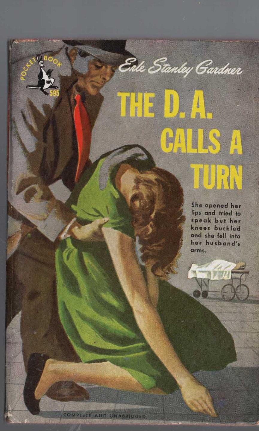 Erle Stanley Gardner  THE D.A. CALLS A TURN front book cover image