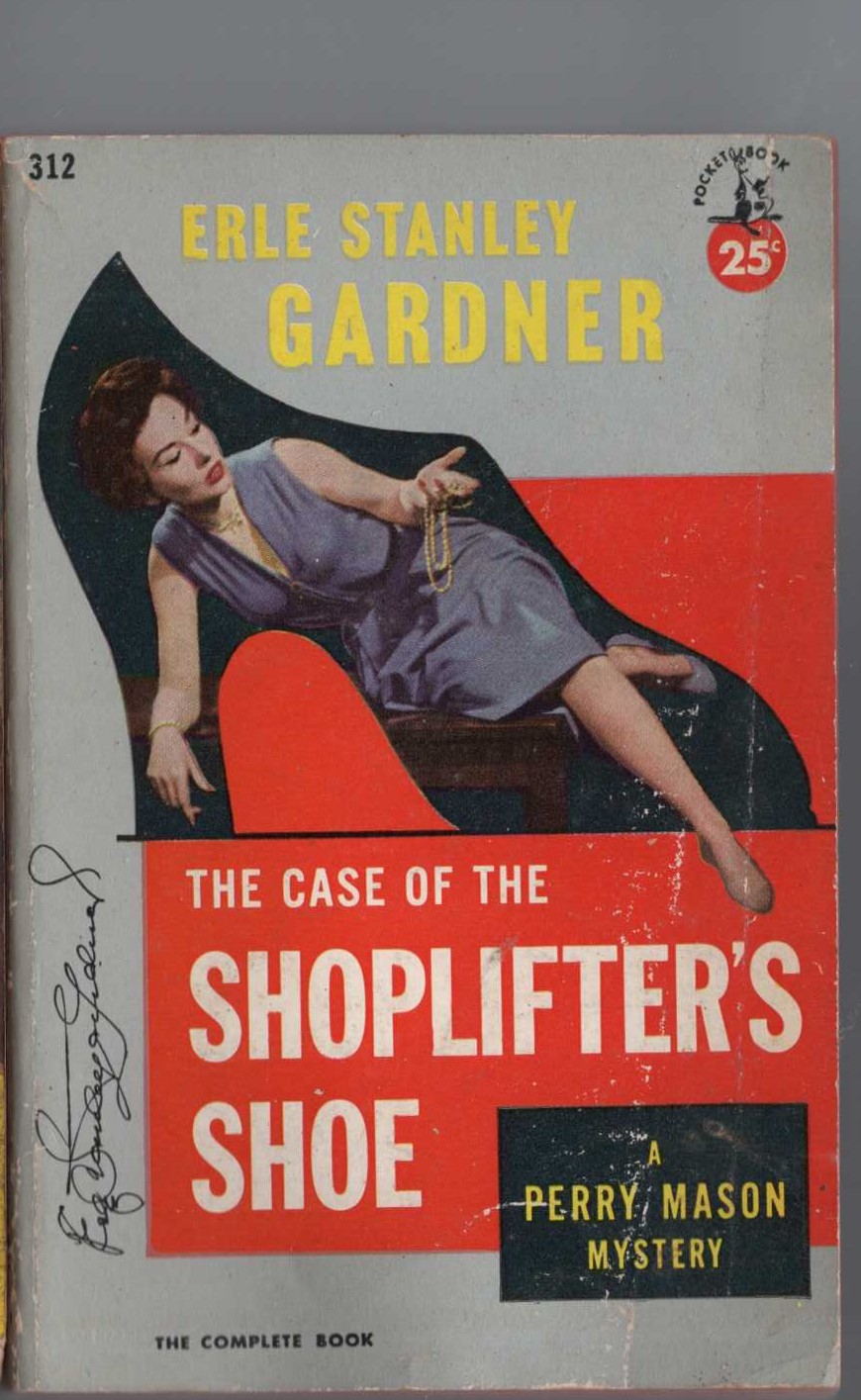 Erle Stanley Gardner  THE CASE OF THE SHOPLIFTER'S SHOE front book cover image