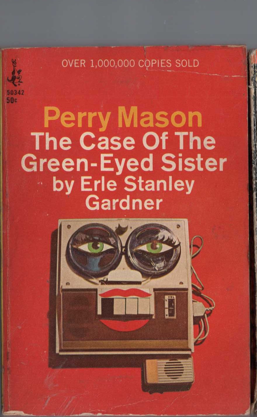 Erle Stanley Gardner  THE CASE OF THE GREEN-EYED SISTER front book cover image