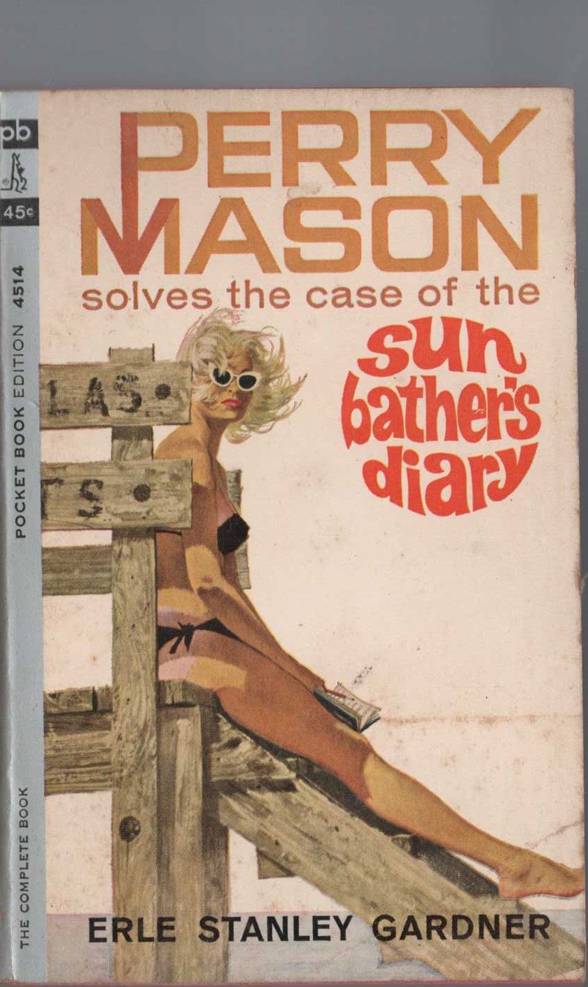 Erle Stanley Gardner  THE CASE OF THE SUN BATHER'S DIARY front book cover image