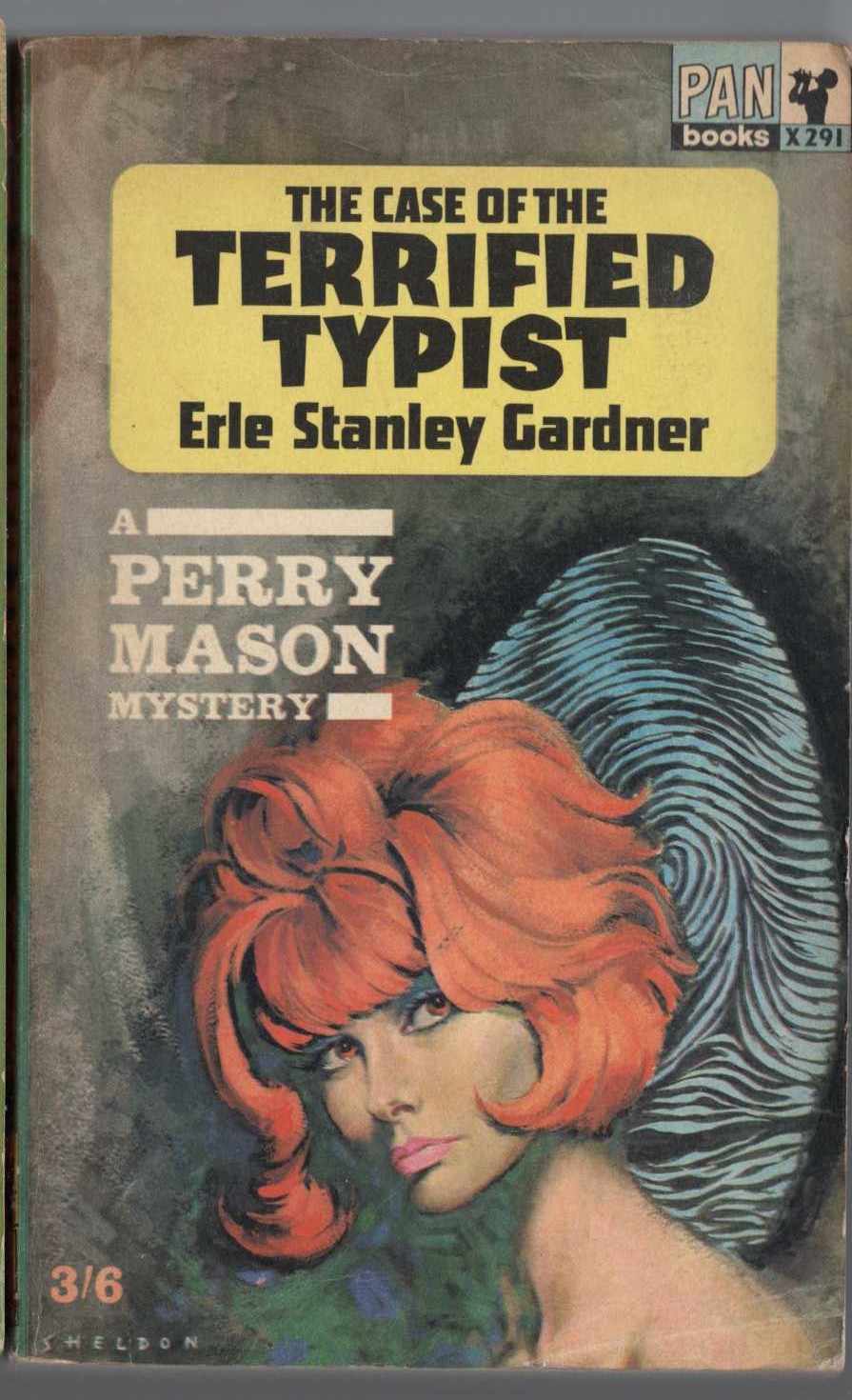 Erle Stanley Gardner  THE CASE OF THE TERRIFIED TYPIST front book cover image