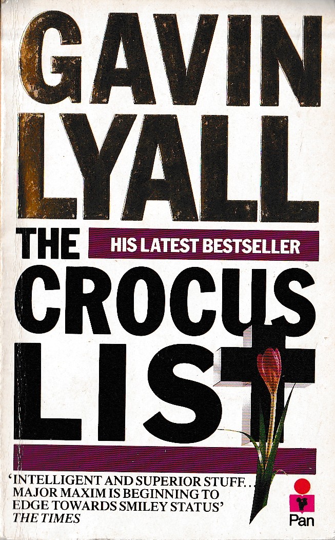 Gavin Lyall  THE CROCUS LIST front book cover image