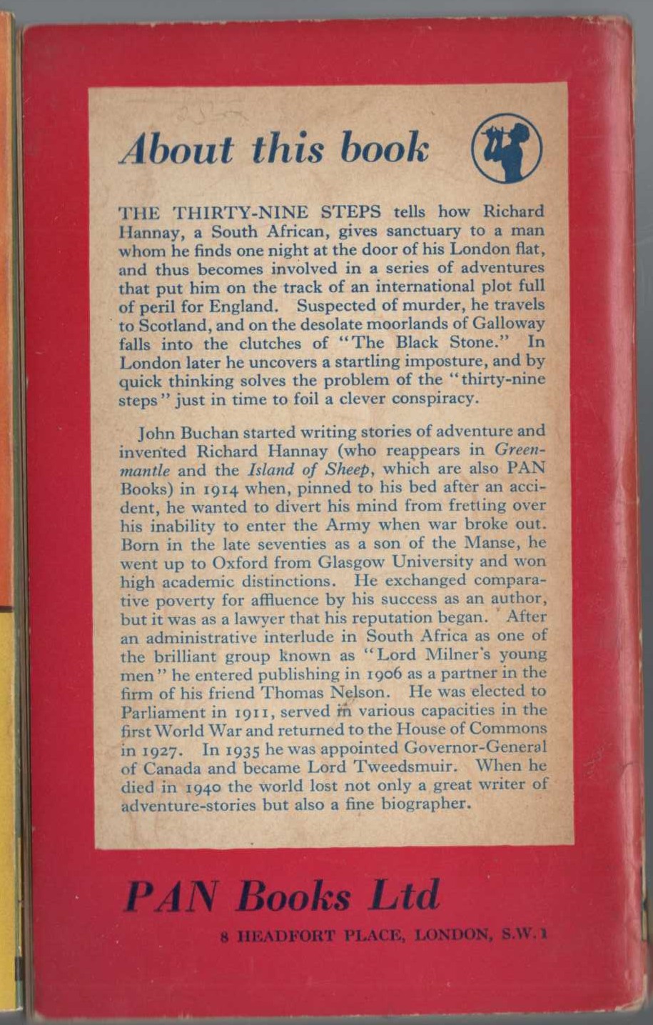 J.T. Edson  THE FAST GUN magnified rear book cover image