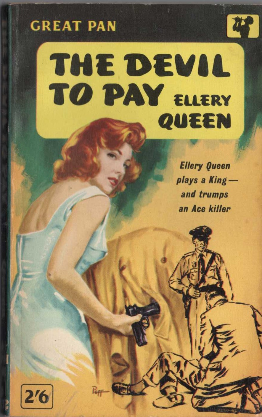 Ellery Queen  THE DEVIL TO PAY front book cover image